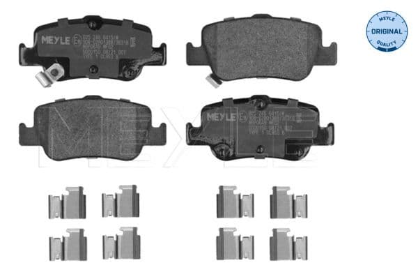 set placute frana,frana disc MEYLE -ORIGINAL: True to OE. 025 246 6415/W