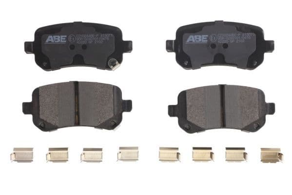set placute frana,frana disc ABE C2Y024ABE-P
