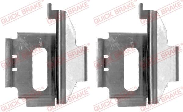 Set accesorii, placute frana QUICK BRAKE 109-1282