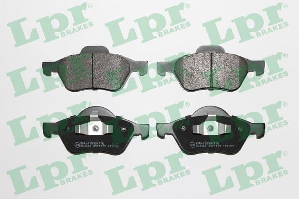 set placute frana,frana disc LPR 05P1279