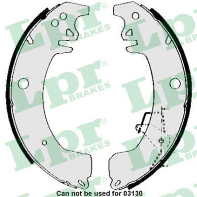 Set saboti frana LPR 05090