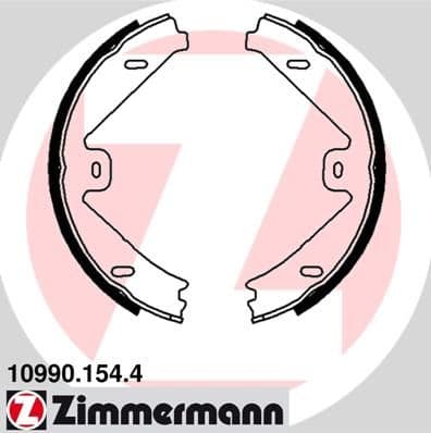 Set saboti frana, frana de mana ZIMMERMANN 10990.154.4