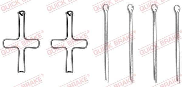 Set accesorii, placute frana QUICK BRAKE 109-1099