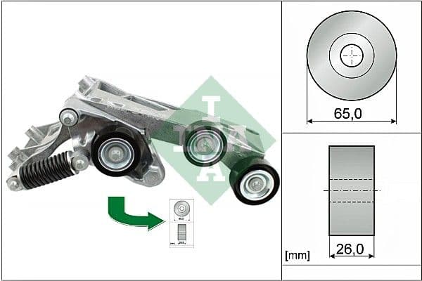 Intinzator curea, curea distributie Schaeffler INA 534 0446 10