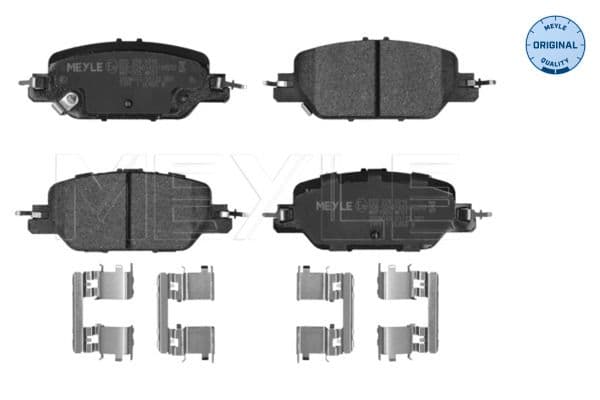 set placute frana,frana disc MEYLE -ORIGINAL: True to OE. 025 228 5216