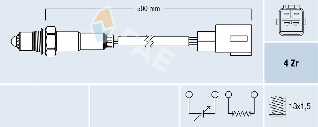 Sonda Lambda FAE 77767