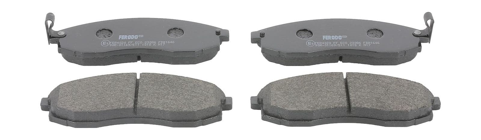 set placute frana,frana disc FERODO PREMIER ECO FRICTION FDB1646
