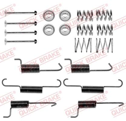set accesorii, saboti frana parcare QUICK BRAKE 105-0823