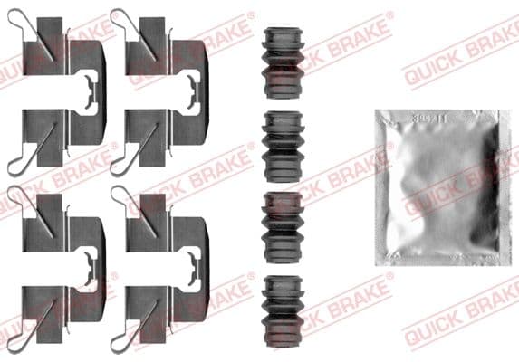 Set accesorii, placute frana QUICK BRAKE 109-0047