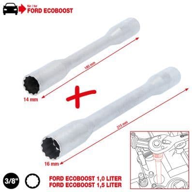 Set chei tubulare, bujie KS TOOLS 517.1135
