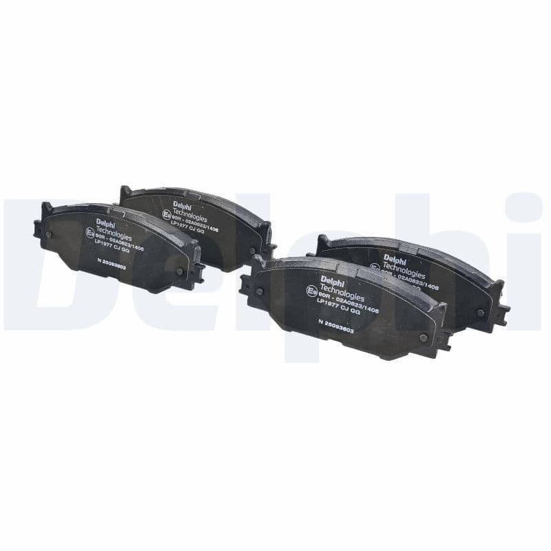 set placute frana,frana disc DELPHI LP1977