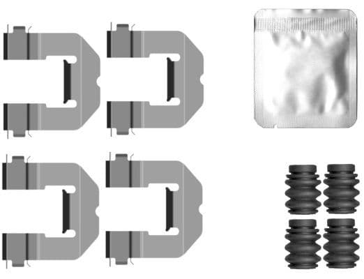 Set accesorii, placute frana TEXTAR 82559400