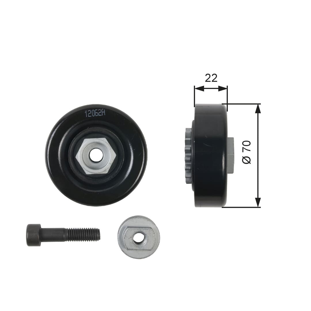 rola intinzator,curea transmisie GATES DriveAlign™ T36408