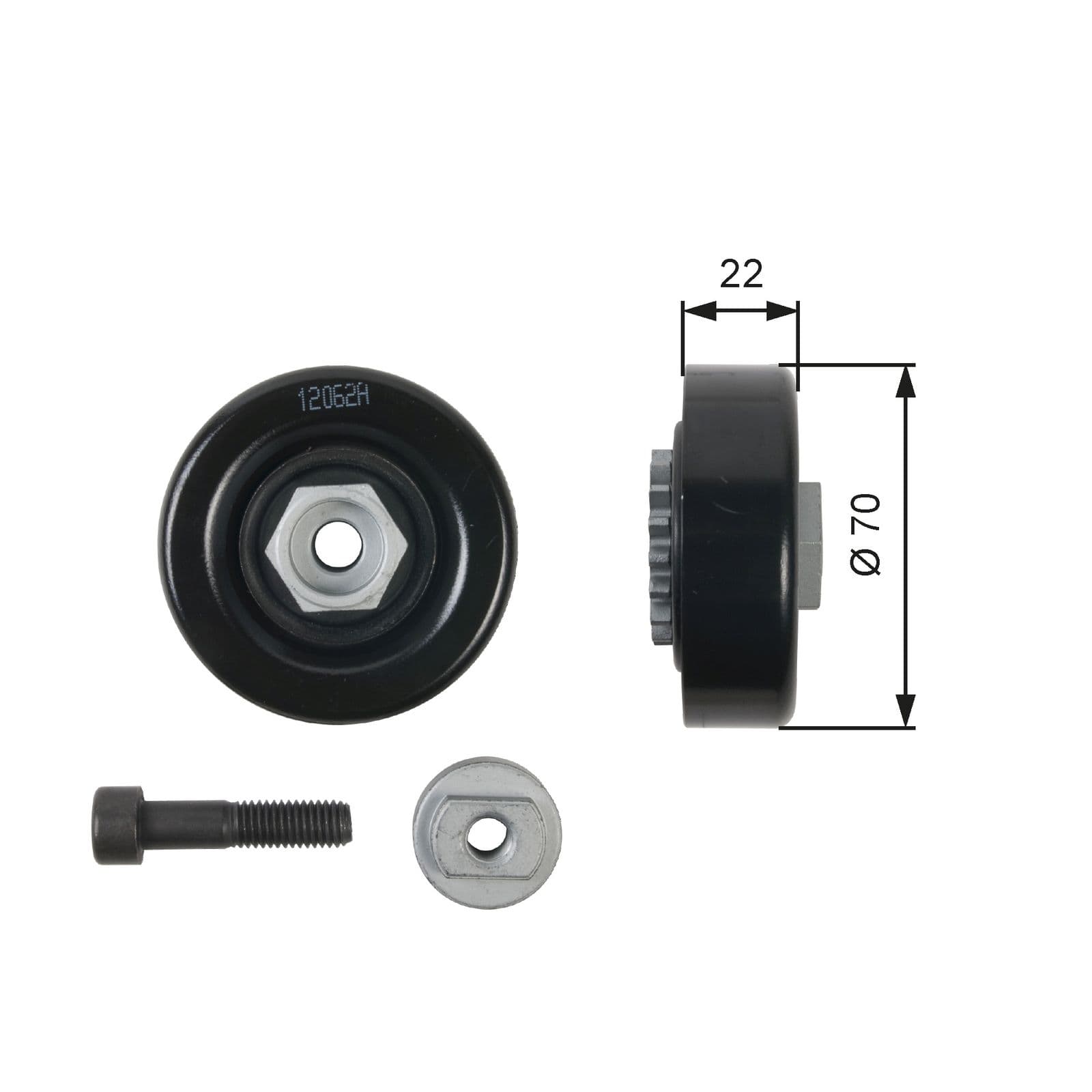 rola intinzator,curea transmisie GATES DriveAlign™ T36408