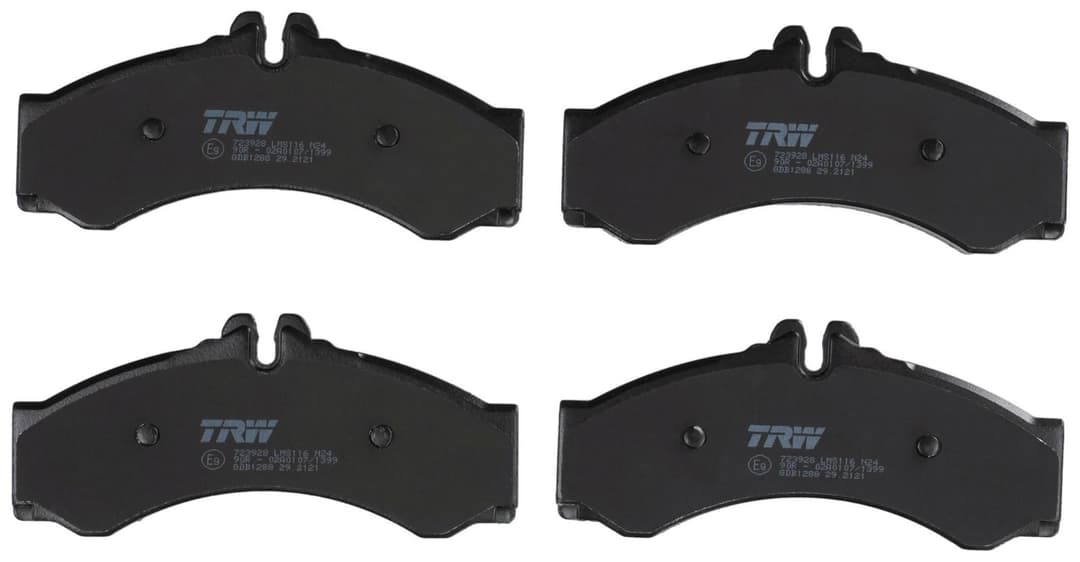 set placute frana,frana disc TRW GDB1288