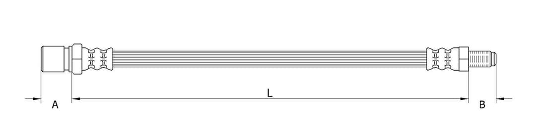 Furtun frana METZGER 4111154