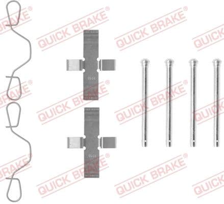 Set accesorii, placute frana QUICK BRAKE 109-0982