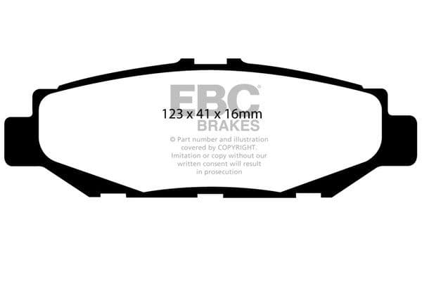 set placute frana,frana disc EBC Brakes DP2848