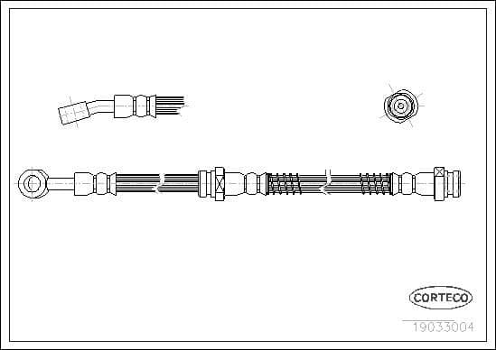 Furtun frana CORTECO 19033004
