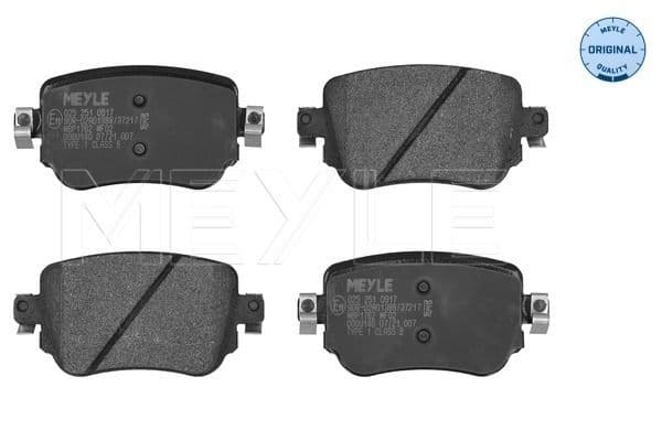 set placute frana,frana disc MEYLE -ORIGINAL: True to OE. 025 251 0917