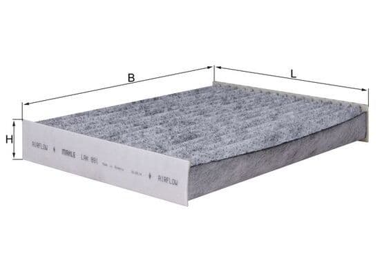 Filtru, aer habitaclu KNECHT LAK 891