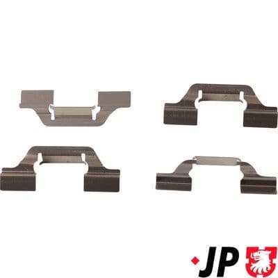 Set accesorii, placute frana JP Group 1164006610