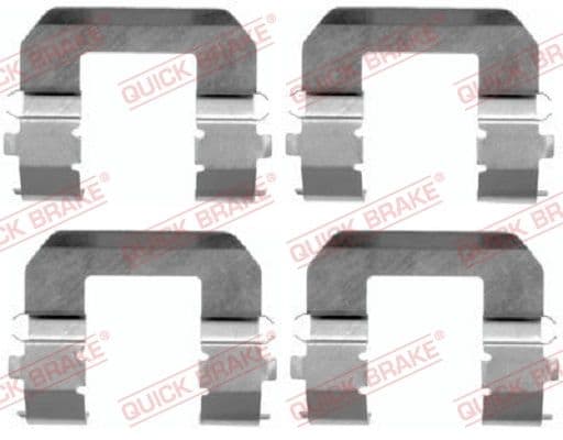 Set accesorii, placute frana QUICK BRAKE 109-1617