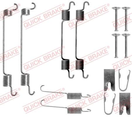 Set accesorii, sabot de frana QUICK BRAKE 105-0797