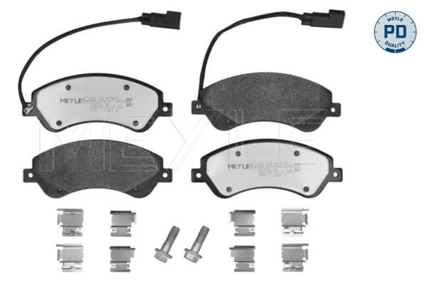 set placute frana,frana disc MEYLE -PD: Advanced performance and design. 025 244 8518/PD