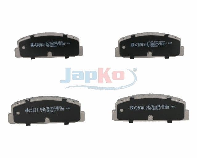 set placute frana,frana disc JAPKO 51302