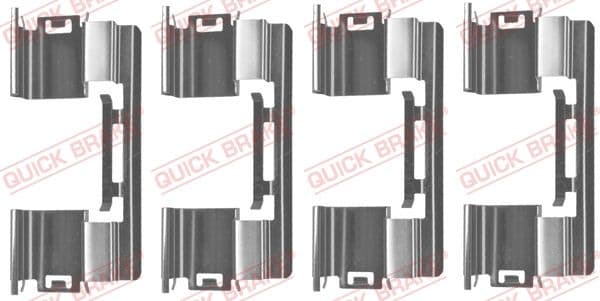 Set accesorii, placute frana QUICK BRAKE 109-1813