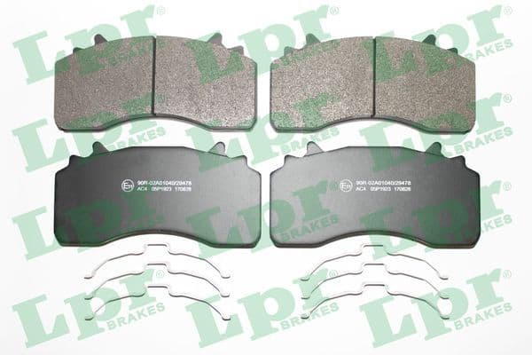 set placute frana,frana disc LPR 05P1923