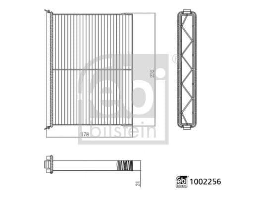 Filtru, aer habitaclu FEBI BILSTEIN 1002256