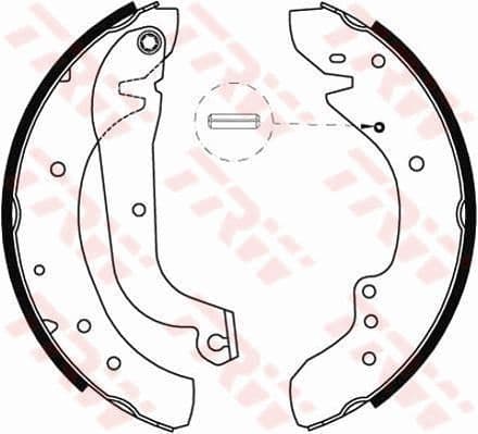 Set saboti frana TRW GS8565
