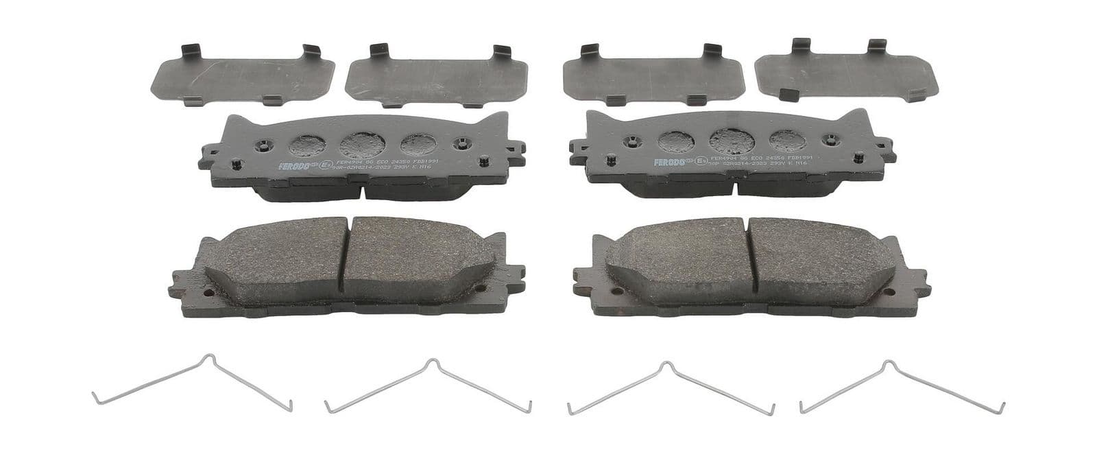 set placute frana,frana disc FERODO PREMIER ECO FRICTION FDB1991