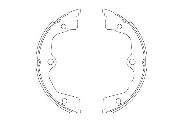 Set saboti frana, frana de mana TRW GS8821