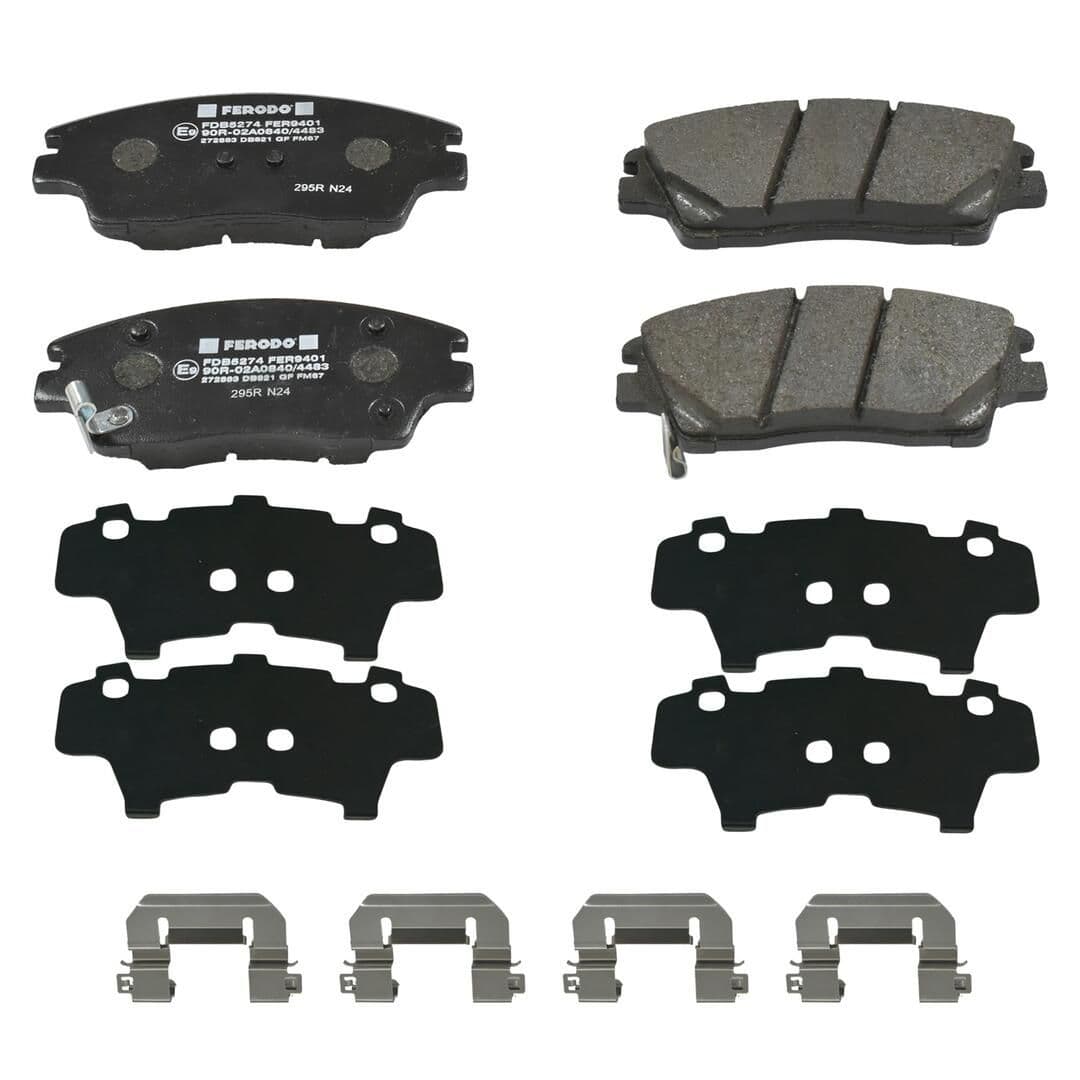 set placute frana,frana disc FERODO PREMIER ECO FRICTION FDB5274