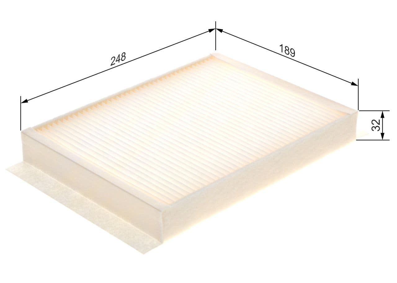 Filtru, aer habitaclu BOSCH 1 987 435 058