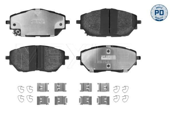 set placute frana,frana disc MEYLE -PD: Advanced performance and design. 025 227 8218/PD