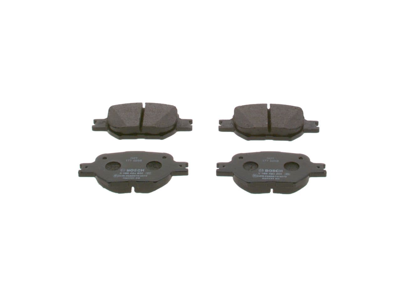 set placute frana,frana disc BOSCH 0 986 424 808