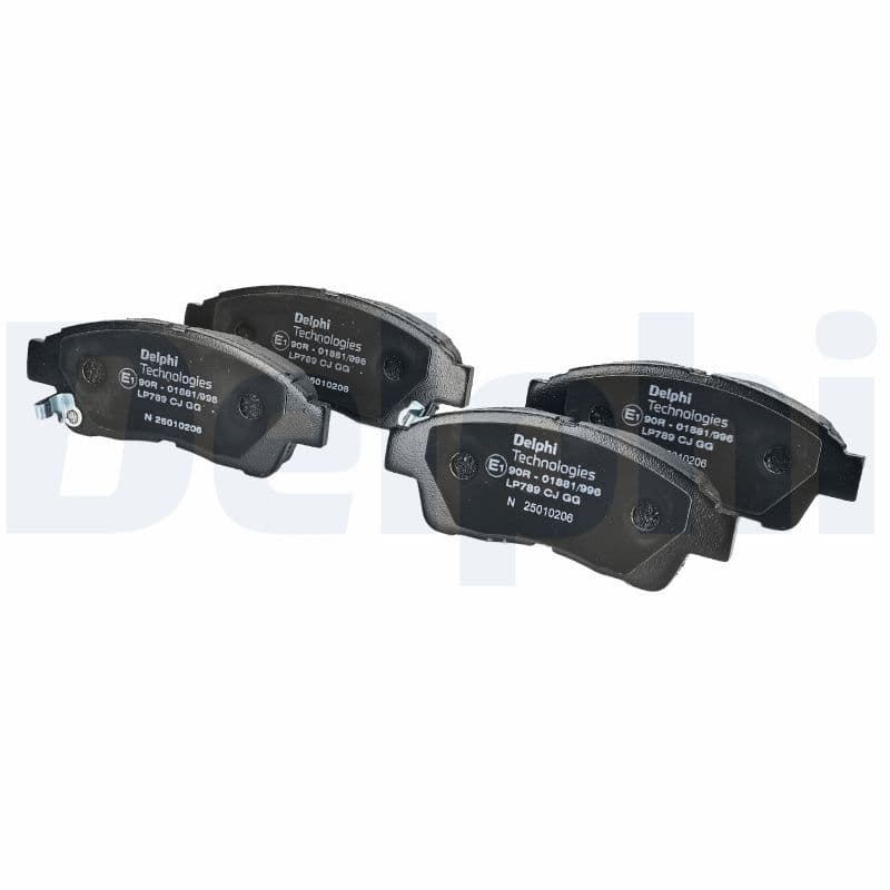 set placute frana,frana disc DELPHI LP789