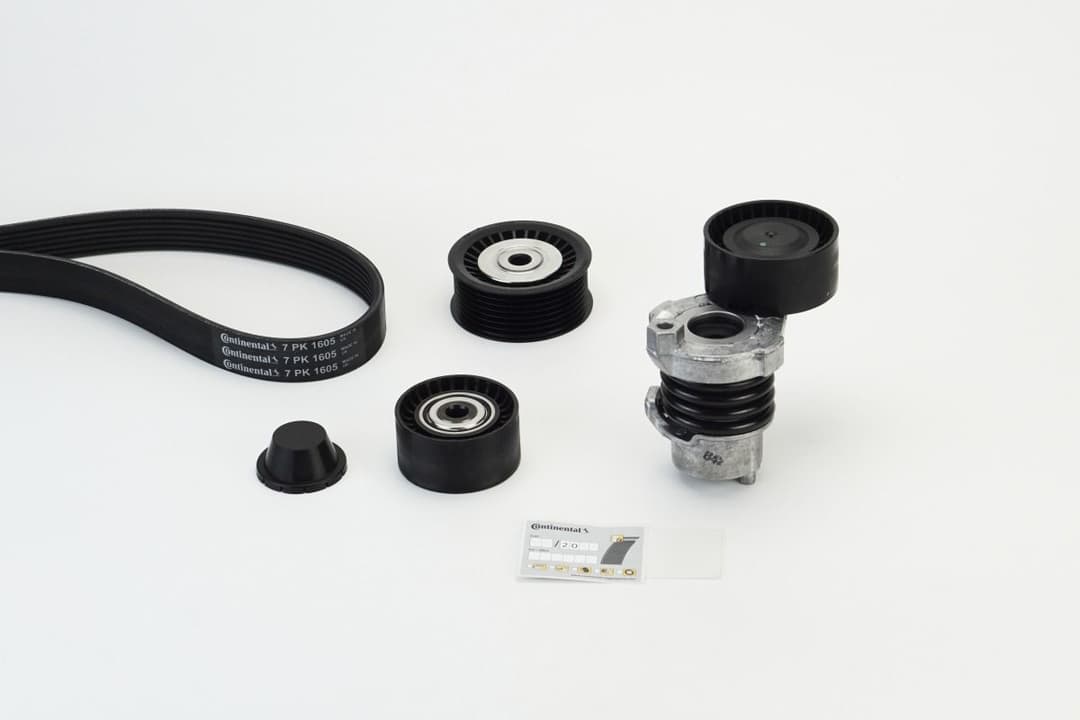 Set curea transmisie cu caneluri CONTINENTAL CTAM 7PK1605K1