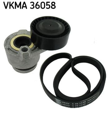 Set curea transmisie cu caneluri SKF VKMA 36058