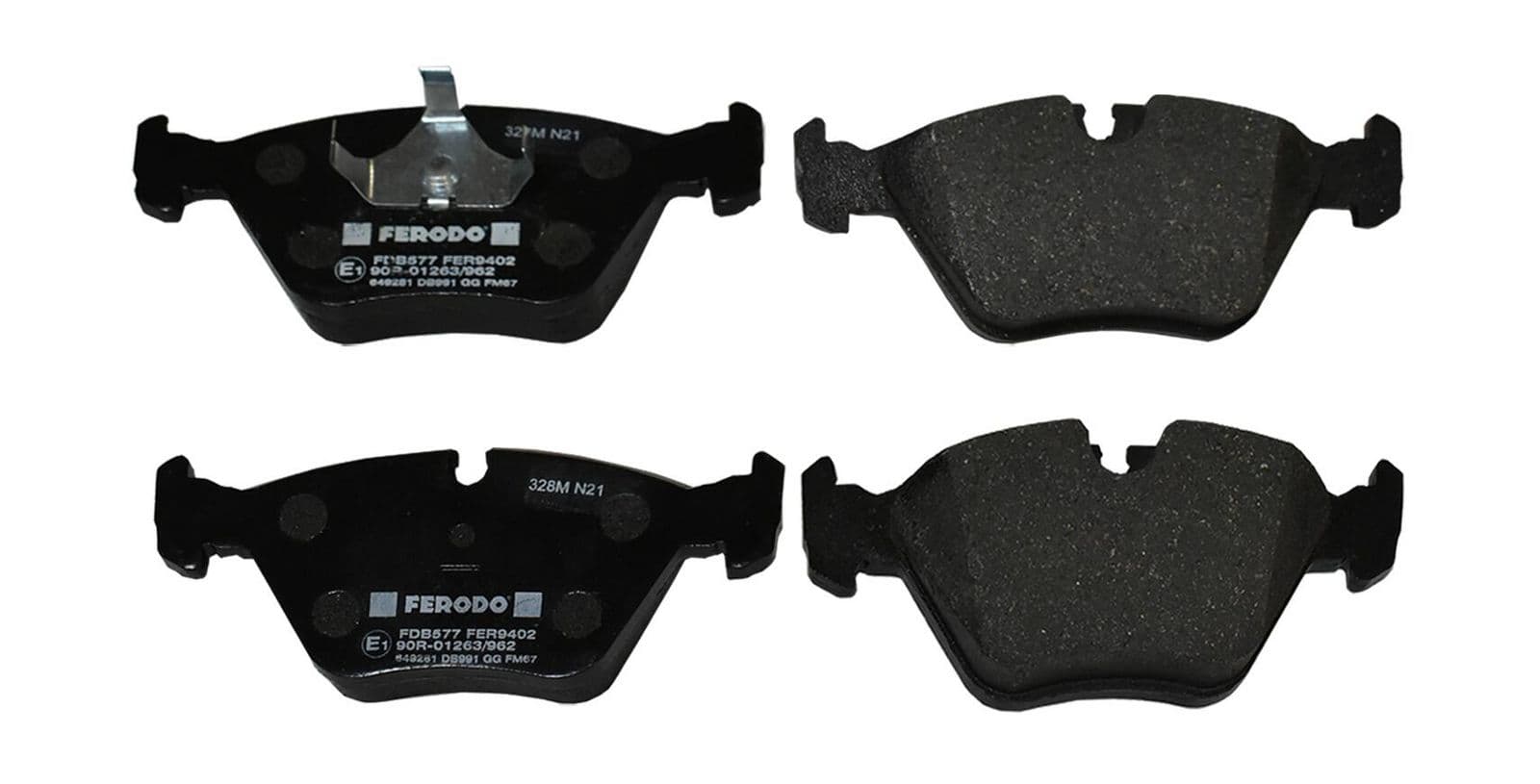 set placute frana,frana disc FERODO PREMIER ECO FRICTION FDB577