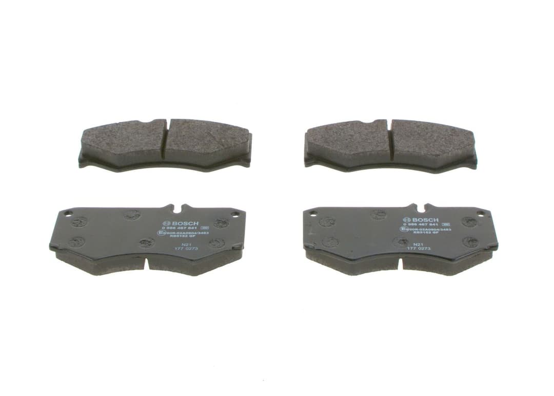 set placute frana,frana disc BOSCH 0 986 467 841