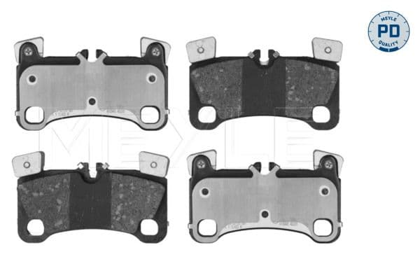 set placute frana,frana disc MEYLE -PD: Advanced performance and design. 025 242 9616/PD