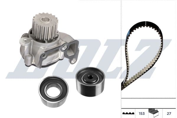 Set pompa apa + curea dintata DOLZ KD189