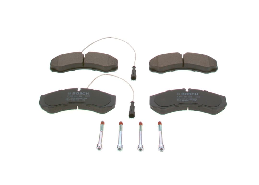 set placute frana,frana disc BOSCH 0 986 494 239