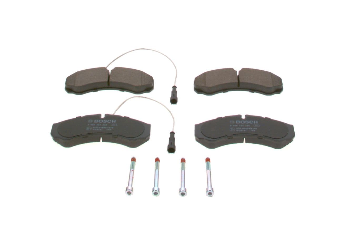 set placute frana,frana disc BOSCH 0 986 494 239