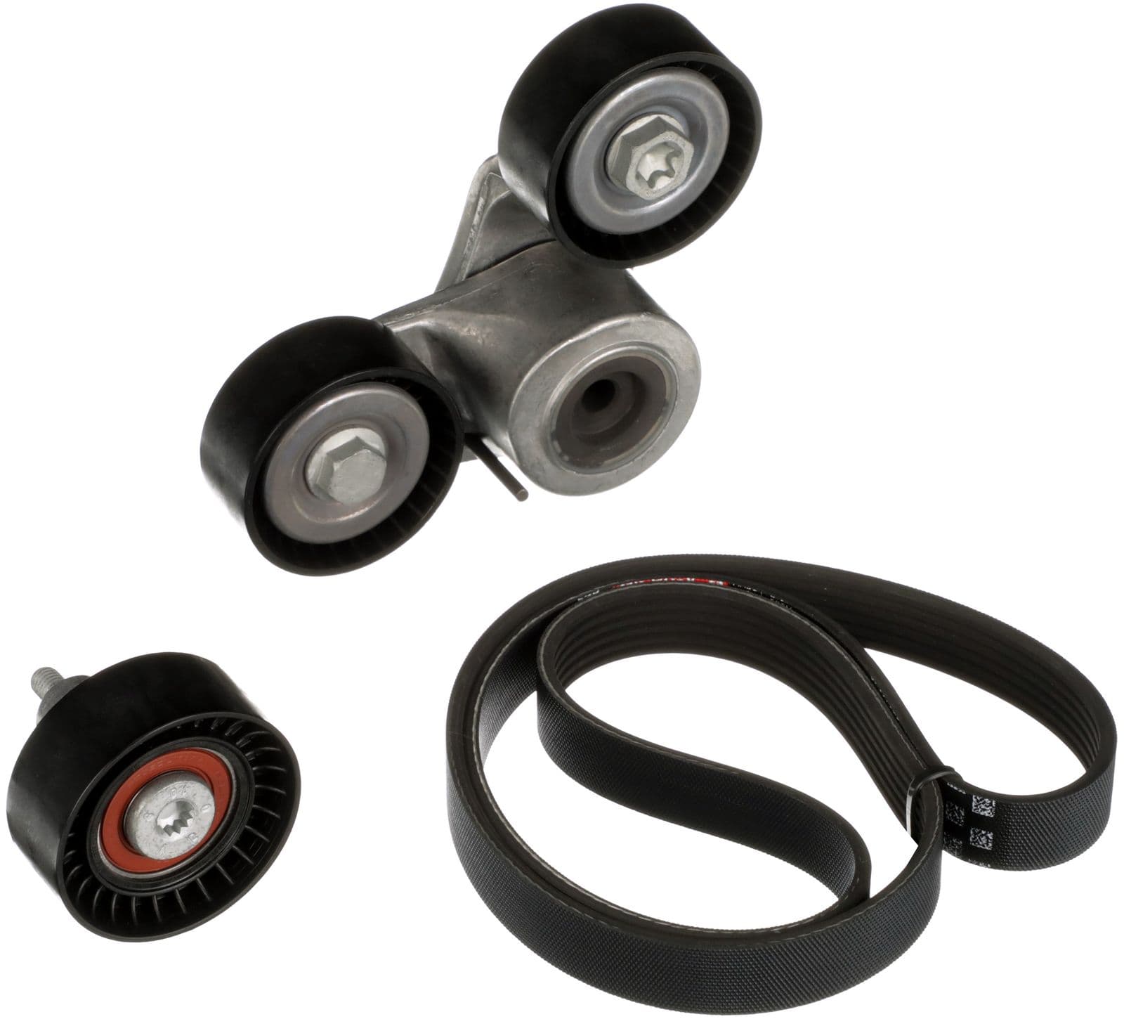 Set curea transmisie cu caneluri GATES Micro-V® E-START™ K016PK1441EST